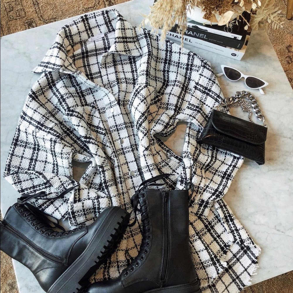 Starlow - Oversized Tweed Flannal